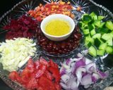 A picture of step 1 of Rajma salad.