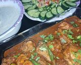 A picture of step 5 of Koyla Karahi ❤😍.