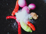 Sambal kencur kacang panjang