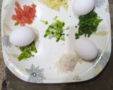 A picture of step 1 of Desi' Nashta.