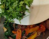 A picture of step 2 of Hyderabadi Paneer.