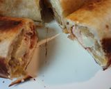 A picture of step 4 of For my Late Father Thanksgiving Leftovers, Burritos.