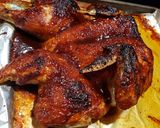 A picture of step 4 of Spatchcock BBQ chicken.