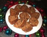 A picture of step 10 of Eggless Christmas Cake.