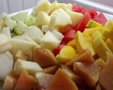 Hình bước làm 1 của món Trái Cây dầm Đá