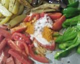A picture of step 8 of Tawa fry vegetables.