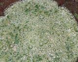 A picture of step 2 of Coriander chutney.