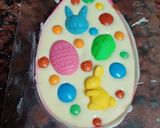 Foto del paso 3 de la receta: Huevo de Pascua plano y relleno con dulce de leche
