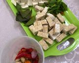 Foto langkah ke 1 dari resep Tahu tempe kuah santan pedas.