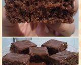 Foto langkah ke 10 dari resep Brownies alias bolu hitam manis (tanpa pengembang).
