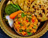 सत्तू की मोटी रोटी और आलू प्याज टमाटर की चटपटी चटनी - स्वादिष्ट पौष्टिक देसी भोजन रेसिपी चरण 10 फोटो