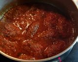 A picture of step 6 of Chicken Soutzoukakia.