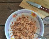 Foto langkah ke 3 dari resep Nasi Gulung Barbeque Minimalis Ala Ewo - Dish Anak Kosan.