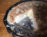 Une image de l'étape 5 de Flan vanille chocolat blanc pralin et amandes.