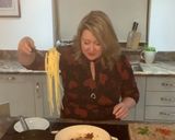 A picture of step 7 of Classic Carbonara.