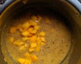 A picture of step 4 of Mango Daliya/ Mango porridge.