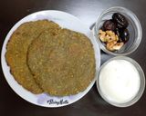 A picture of step 5 of Hariyali Bajra Paratha.