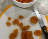 A picture of step 3 of Quinoa with Apple, Apricot, and Pistachio.