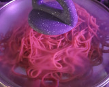 A picture of step 6 of Beetroot String Hoppers.
