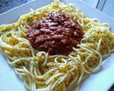 Foto del paso 6 de la receta: Espaguettis a la bolognesa con morcilla!