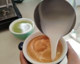 A picture of step 9 of Flat white coffee.