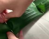 Cara Membuat Nasi bakar ayam tempe pedas 6