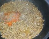 A picture of step 4 of Shinvari Beef Qeema Karahi.