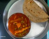 A picture of step 5 of Drumsticks sabzi.