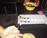 A picture of step 3 of Peanut butter chocolate fudge.