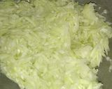 A picture of step 3 of Lauki ka Halwa.