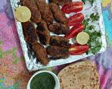 Mutton seekh kababs / smoking flavor/ mouth watering tasteful di recipe step 4 photo