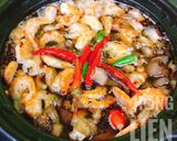 Hình bước làm 3 của món Tôm Khô kho quẹt