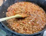 Une image de l'étape 15 de Risotto aux asperges, tomates, mont d’or et jambon croustillant.