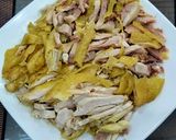 Hình bước làm 3 của món Cháo gà dọn tủ lạnh
