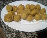 Foto del paso 8 de la receta: Bombas de patata calabacín y queso azul