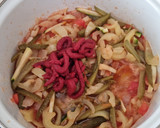 Lecsókolbász ragú hentes módra recept fázis 2 fotója
