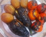 A picture of step 2 of Bihari Litti Chokha & Chutney.