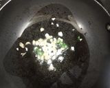 A picture of step 1 of Hot and sour soup.