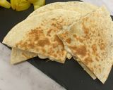 A picture of step 5 of Chicken Quesadillas with Cream Sauce and Cranberries.