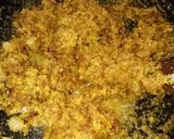 A picture of step 2 of Egusi soup.