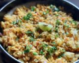 A picture of step 6 of Leftover maharashtrian style authentic rice (phodnicha bhaat).