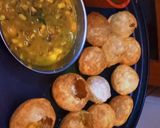 A picture of step 12 of Live Ragda Pani Puri 😋🤗.