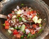 A picture of step 8 of Quinoa Tabbouleh.