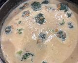 A picture of step 5 of Broccoli and cheese soup.