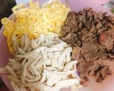 Hình bước làm 2 của món Gỏi cuốn (vỏ làm bằng máy làm crepe)