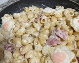 Foto del paso 6 de la receta: Tiburones con roquefort, jamón y huevos de codorniz🧀🍖