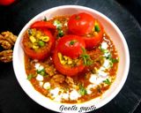 स्टफ्ड टोमेटो विद क्रंची वालनट (stuffed tomato with crunchy walnut recipe in Hindi) रेसिपी चरण 16 फोटो