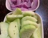 A picture of step 1 of Cucumber Onion chutney Salad.