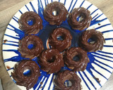 Foto del paso 4 de la receta: Donut de plátano y avena sin azúcar