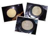 A picture of step 2 of Healthy roti pizza.